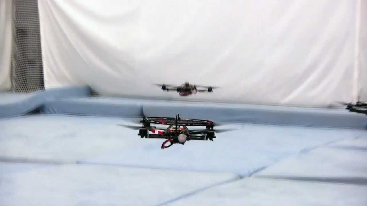 Fast Transitions of a Quadrocopter Fleet Using Convex Optimization