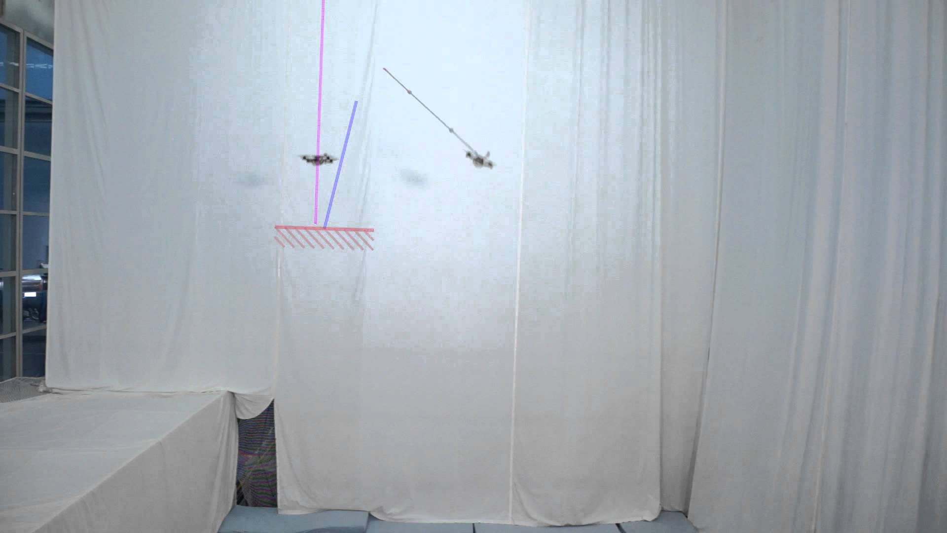 Quadrocopters Balance Show - Throw and Catch