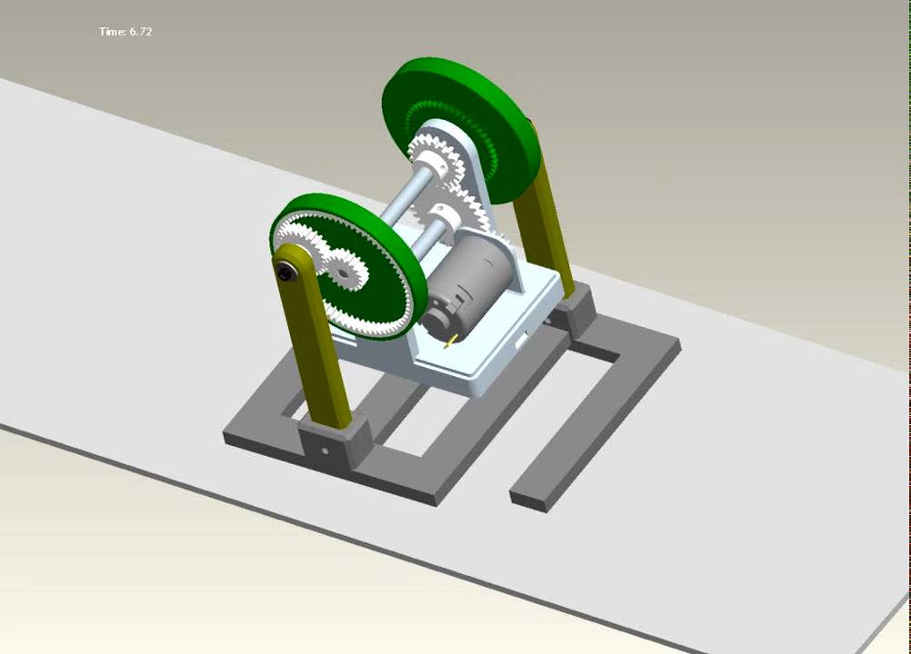 Planetary gear walking robot